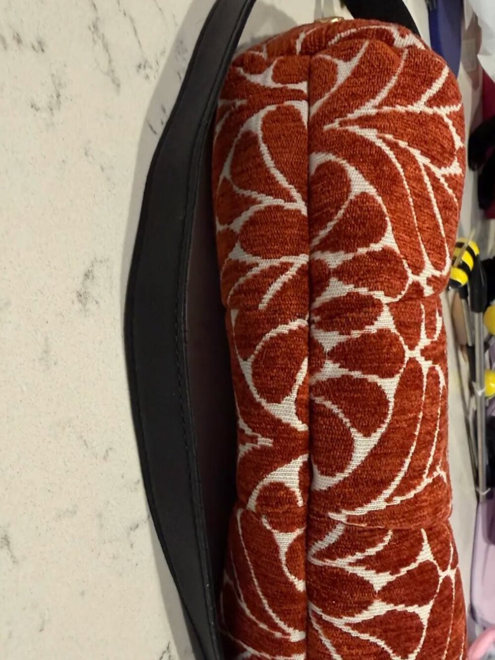Hammitt *Morgan* Texas Tapestry Crossbody | EUC | Gold Accents | Black Leather - Picture 8 of 12